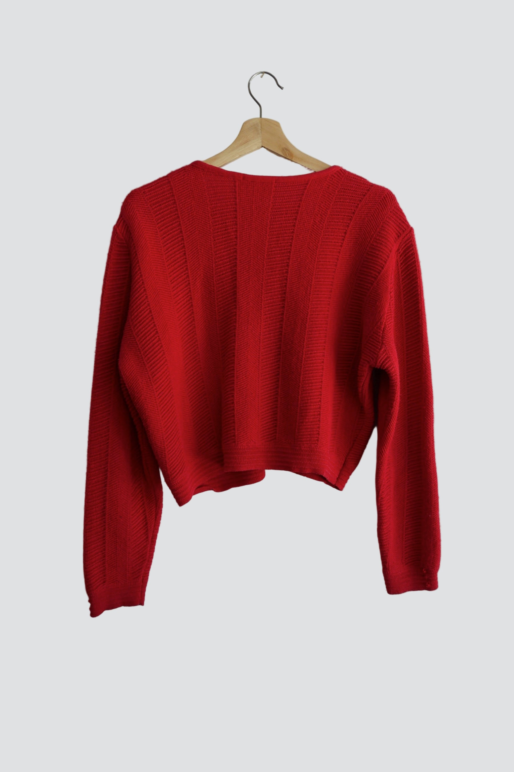 Red Gold Button Cardigan – Prism Boutique