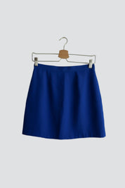 Cobalt Blue Mini Skirt