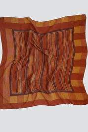 Rust Stripes Scarf