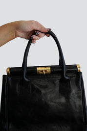 Black Leather Doctor Bag