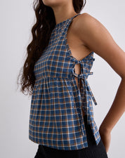 Tartan Blue Palsi Top