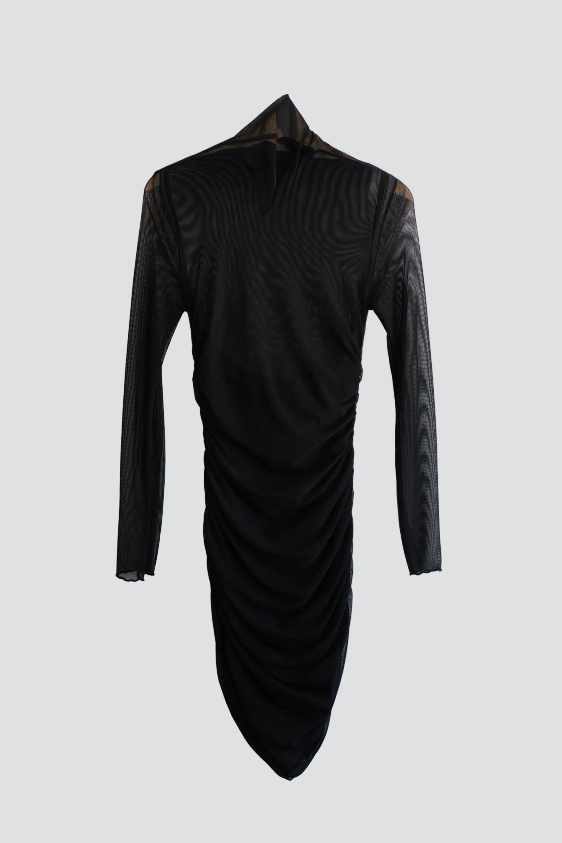 Black Sheer L/S Dress