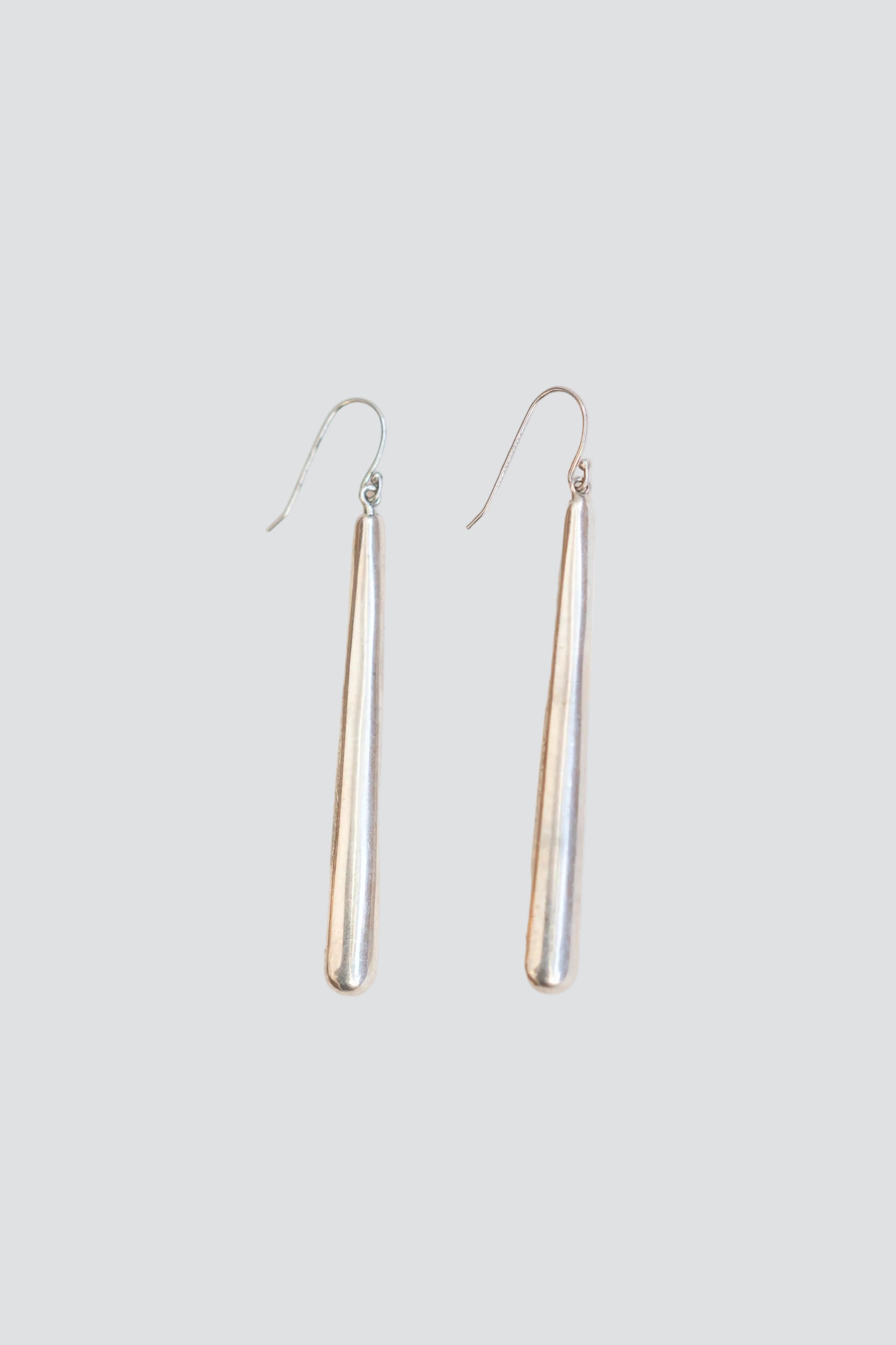 Silver Long Drop Earrings