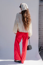 Polka Dot Camano Top