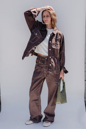 Brown Western Pant