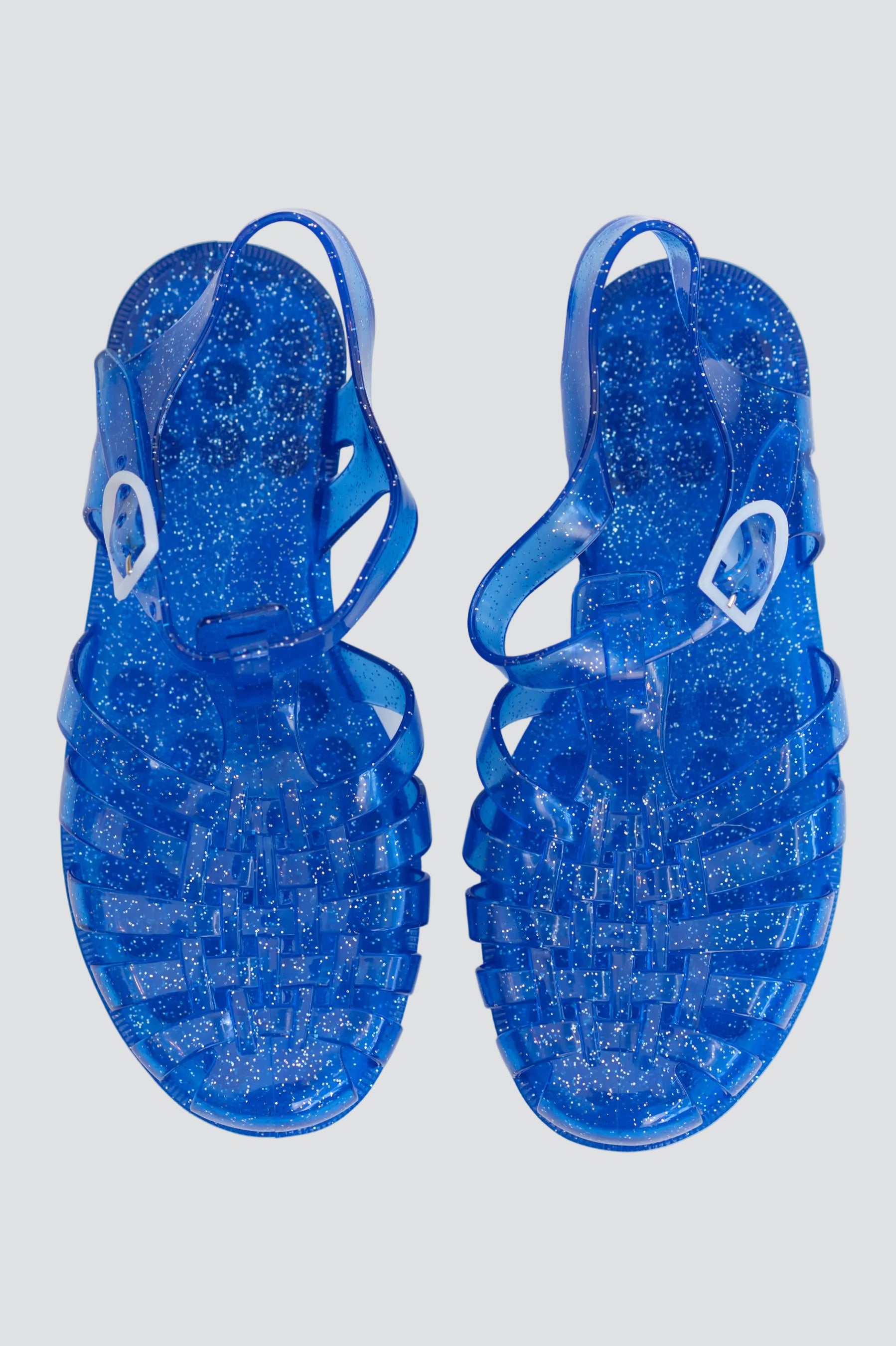 Cobalt Glitter Sun Sandal