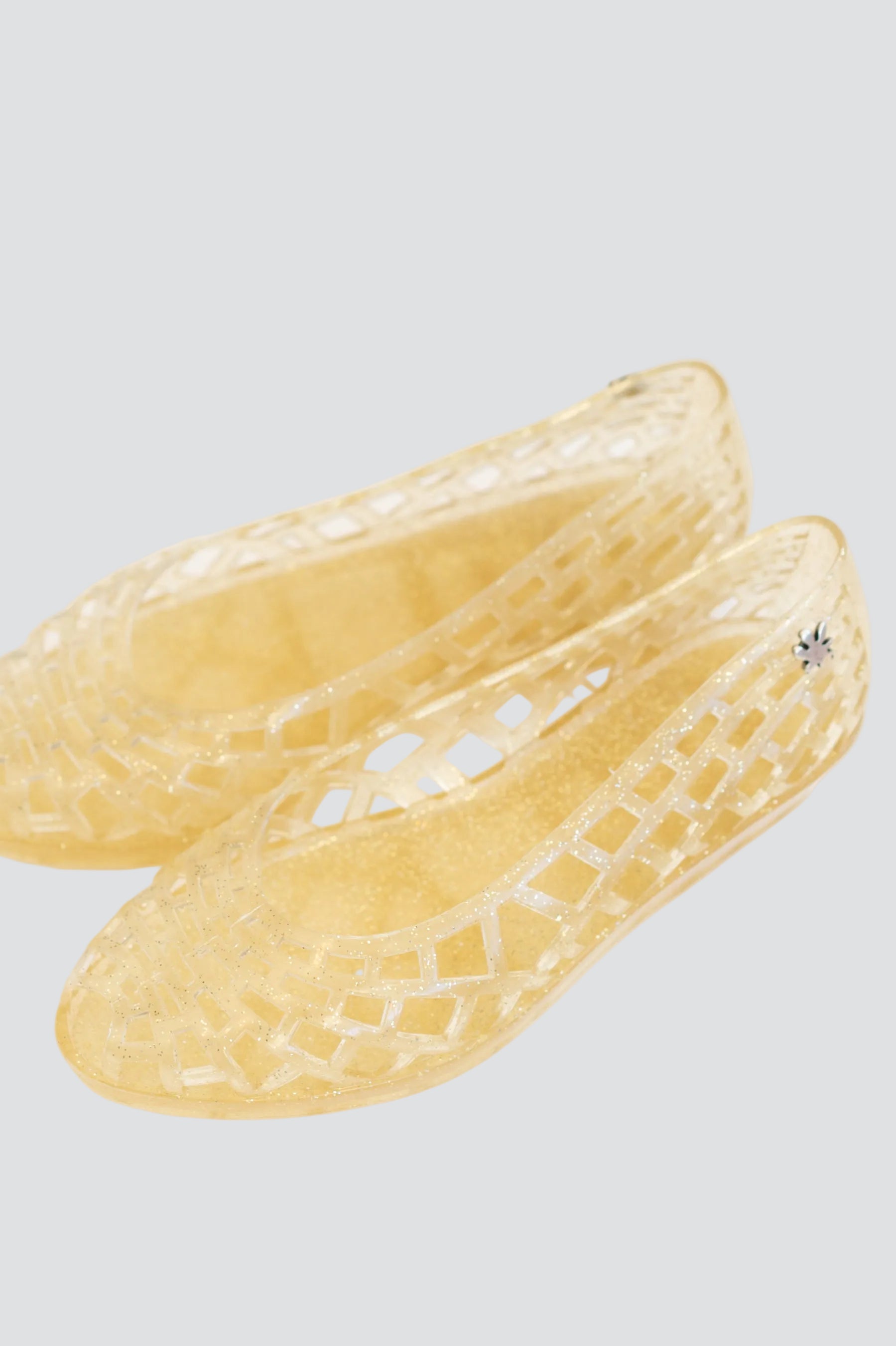 Gold Glitter Javana Flat