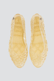 Gold Glitter Javana Flat