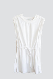 White Tessa Terry Tunic