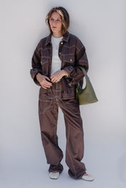 Brown Western Pant