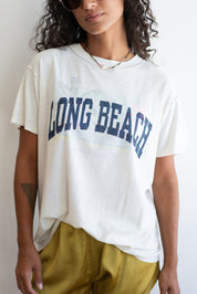 White LB Varsity Tee
