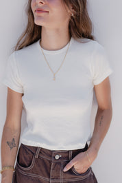 Washed White Isola Tee