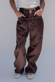 Brown Western Pant