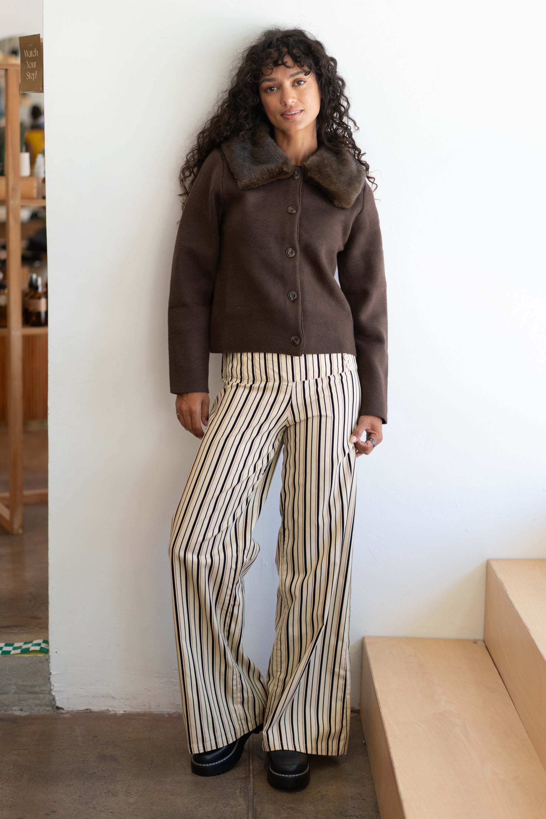 Brown Claudia Cardigan