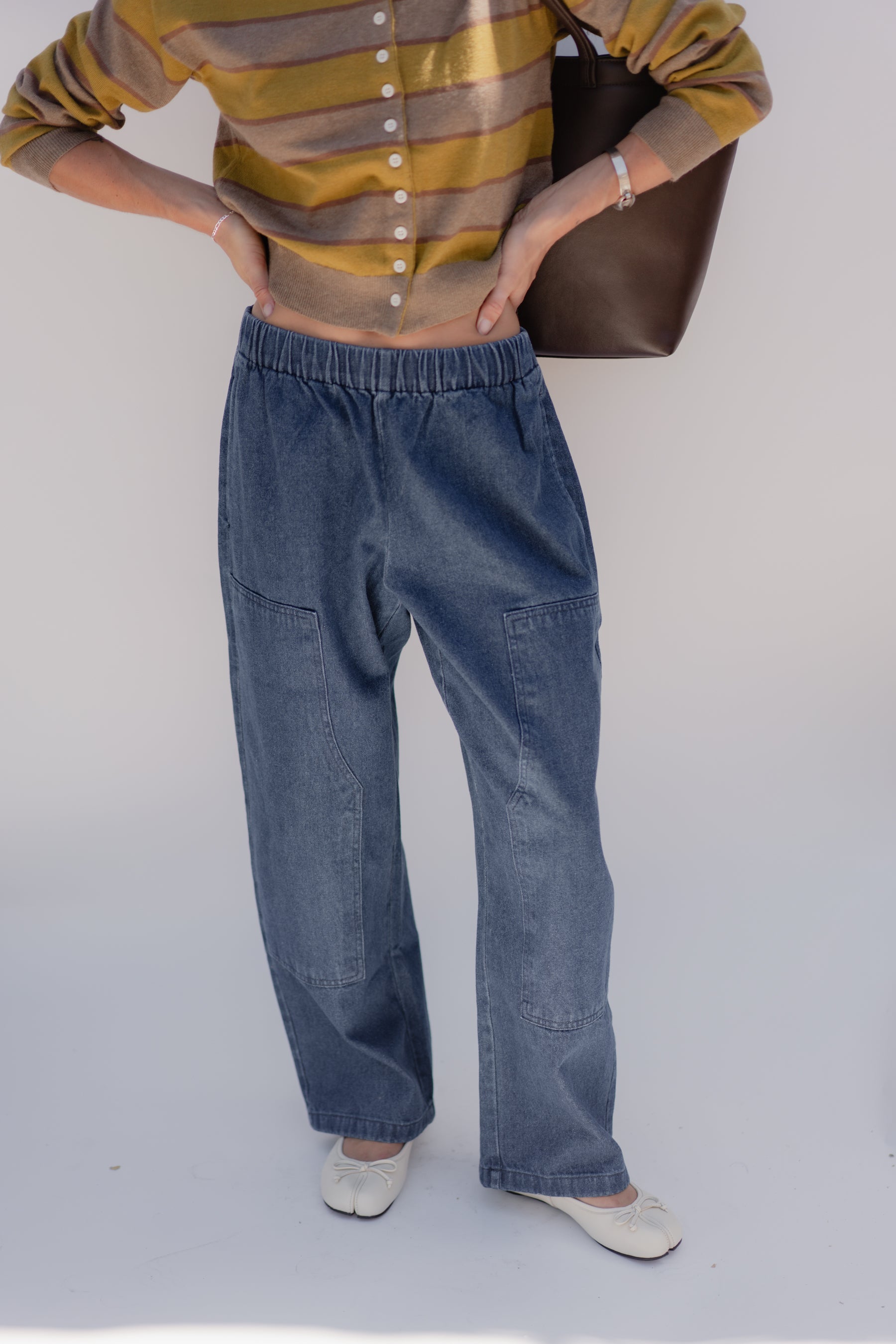 Blue Denim Gardeners Pants