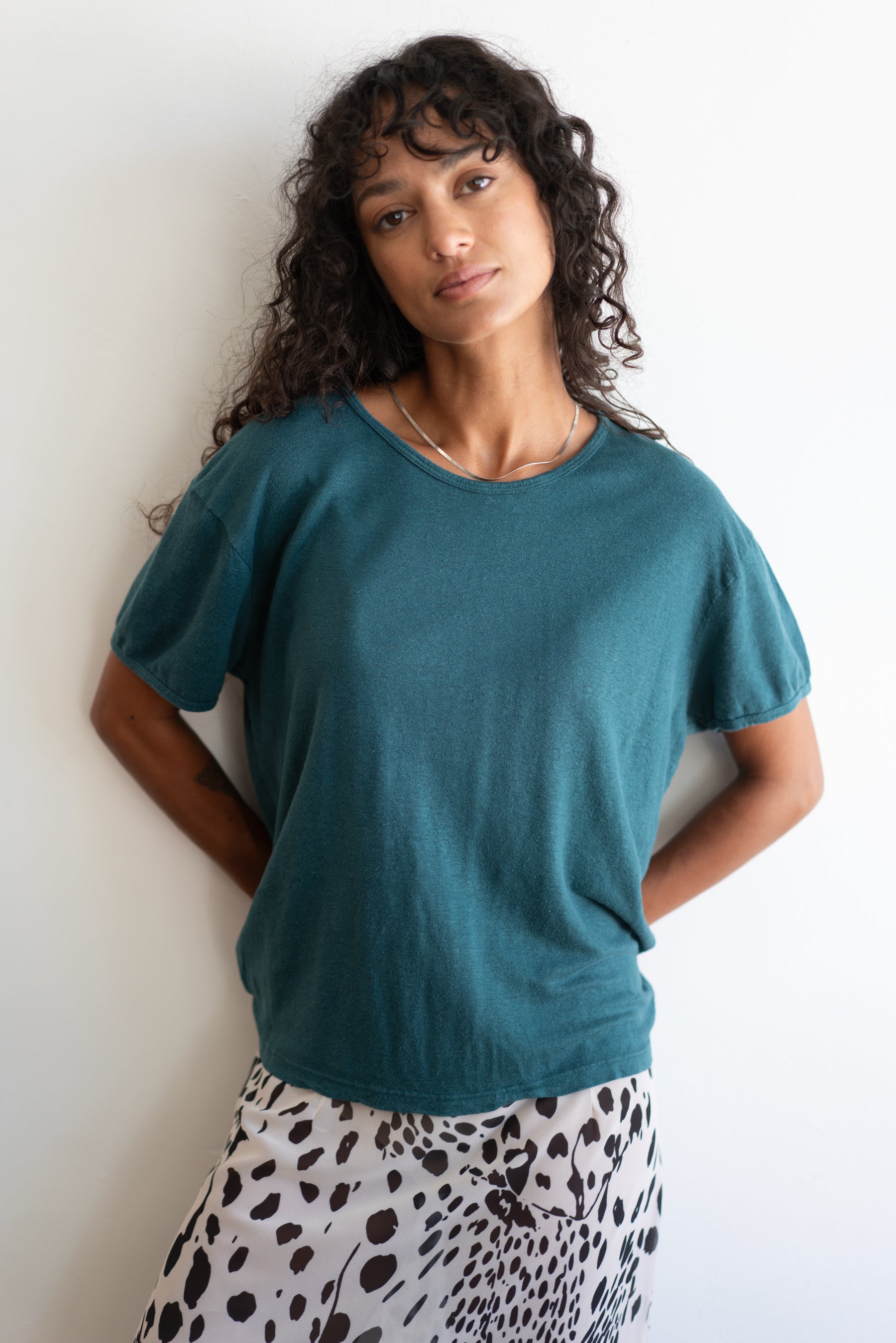 Deep Teal Aurora Tee