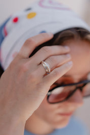 Silver Saucer Ring