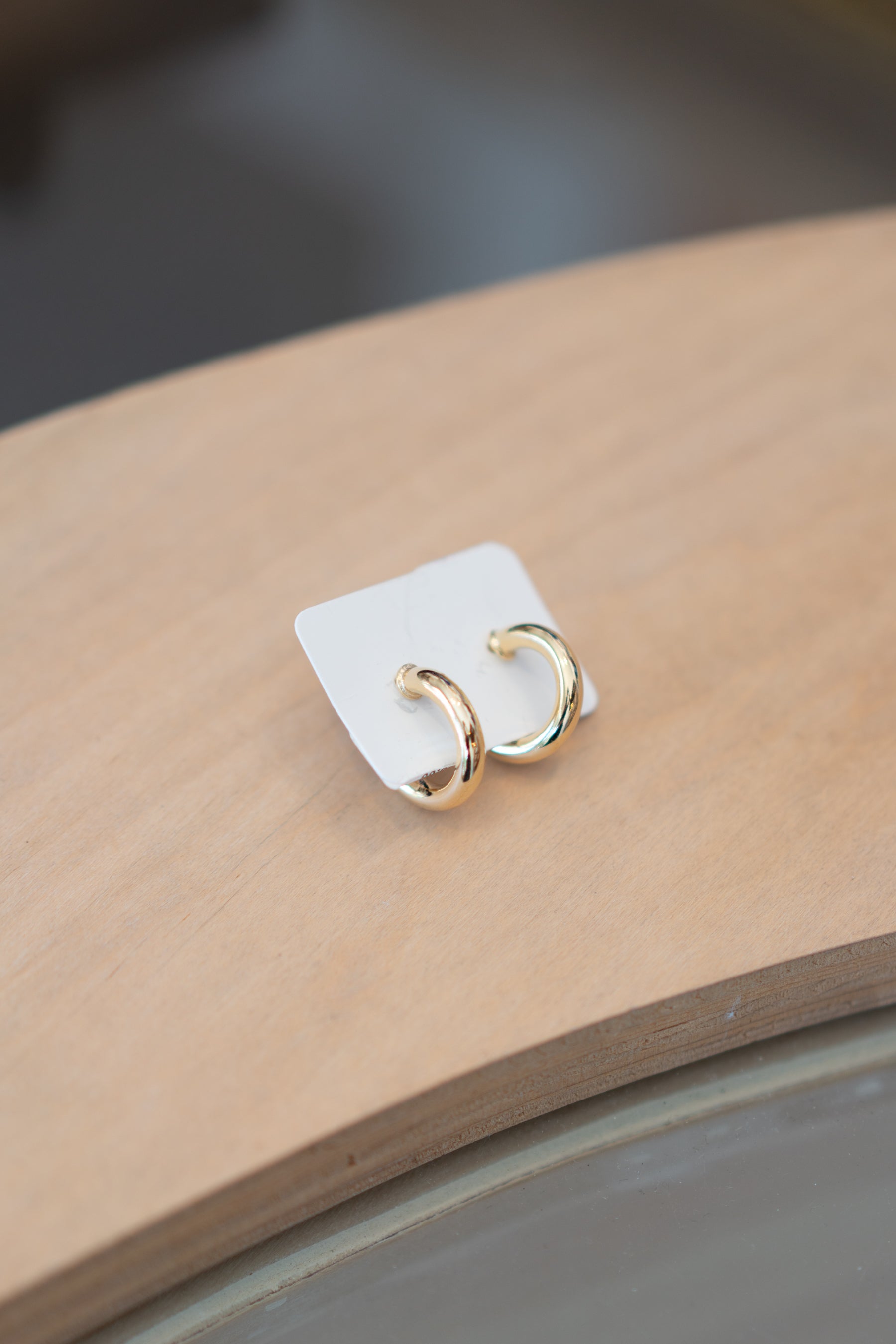 Gold Half Hoops