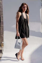 Black Lala Halter Dress