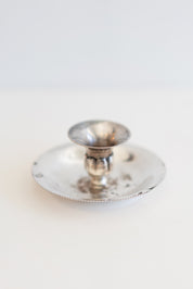 Silver Candlestick Holder