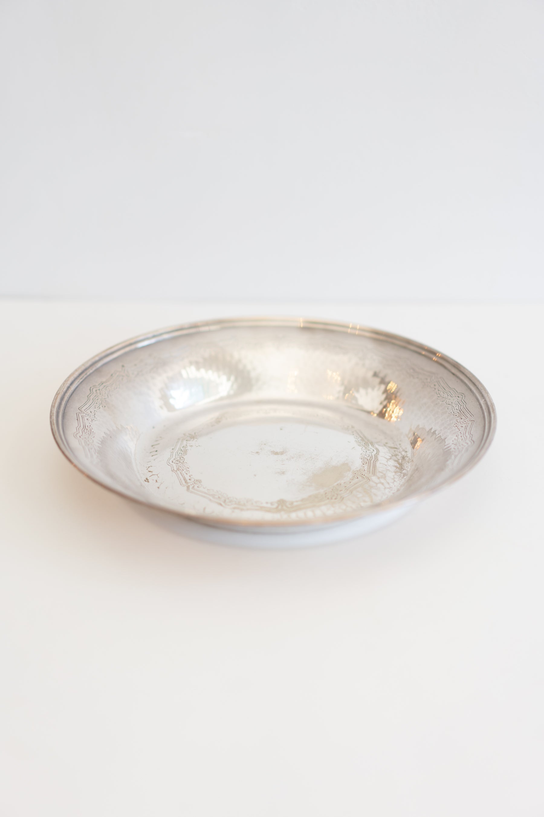 Silver Bowl Tray