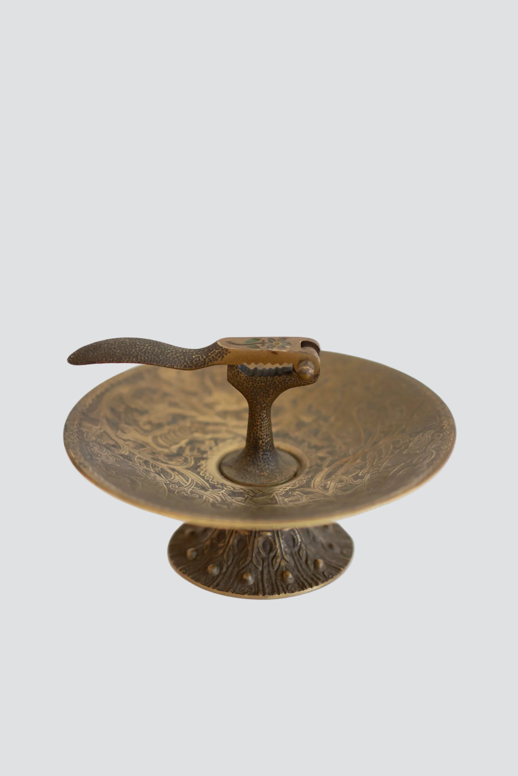 Brass Nutcracker Pedestal
