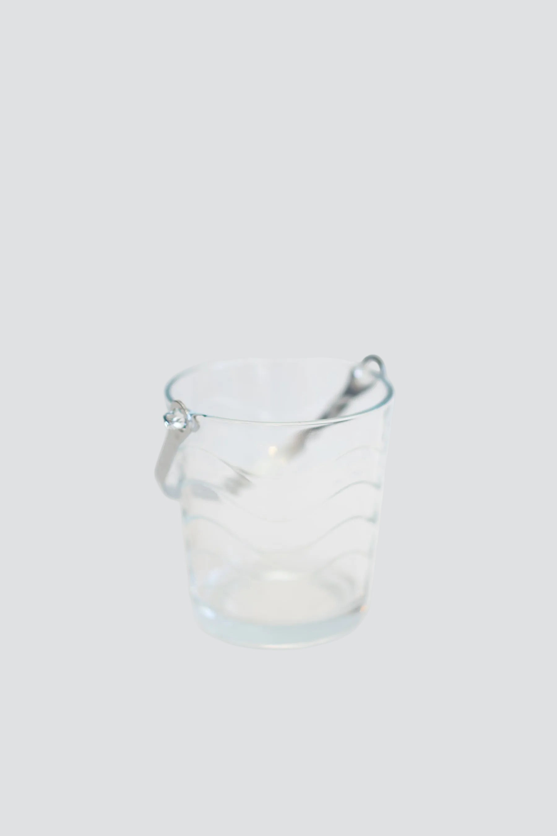 Glass Wave Ice Bucket