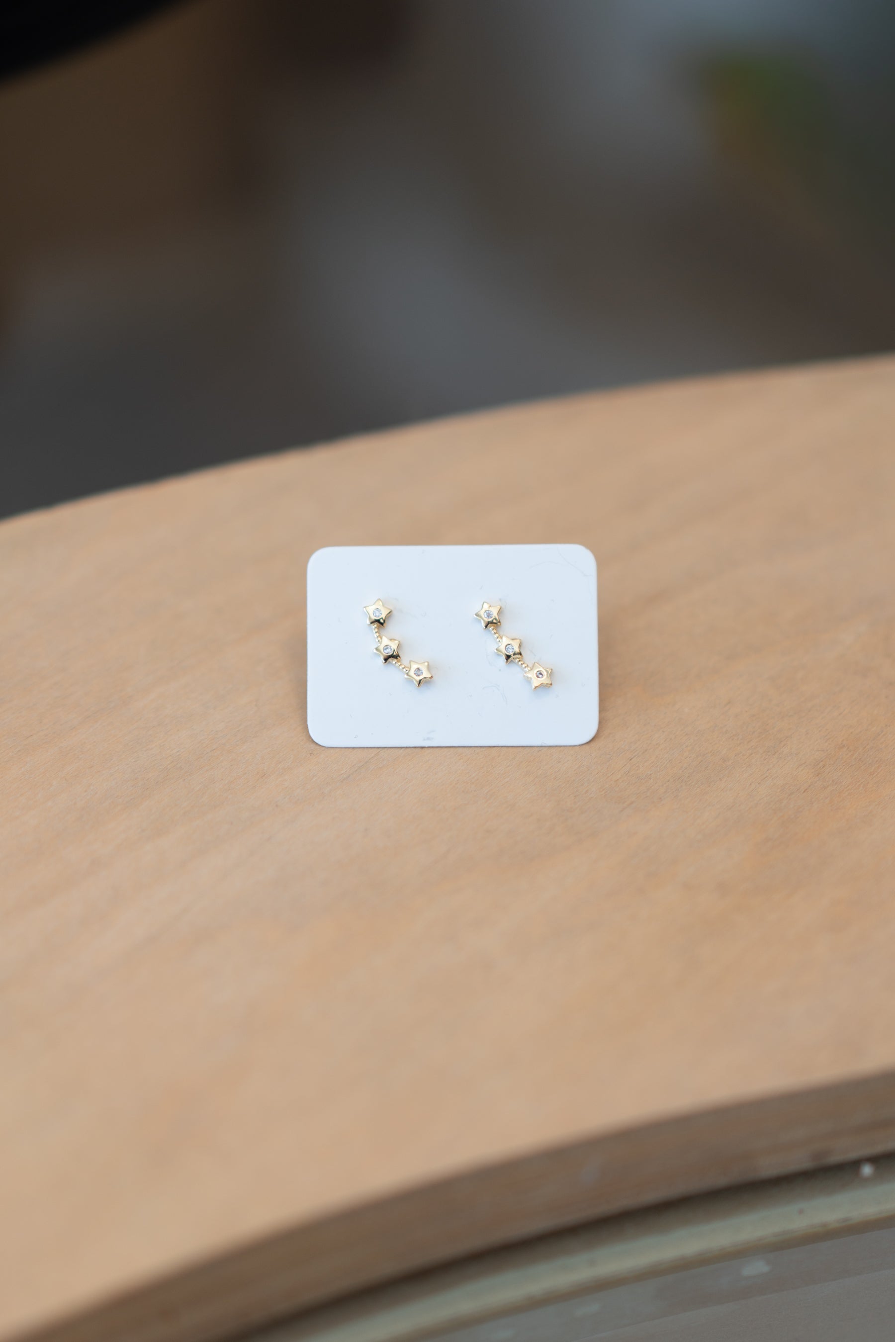 Gold Star Trio Studs