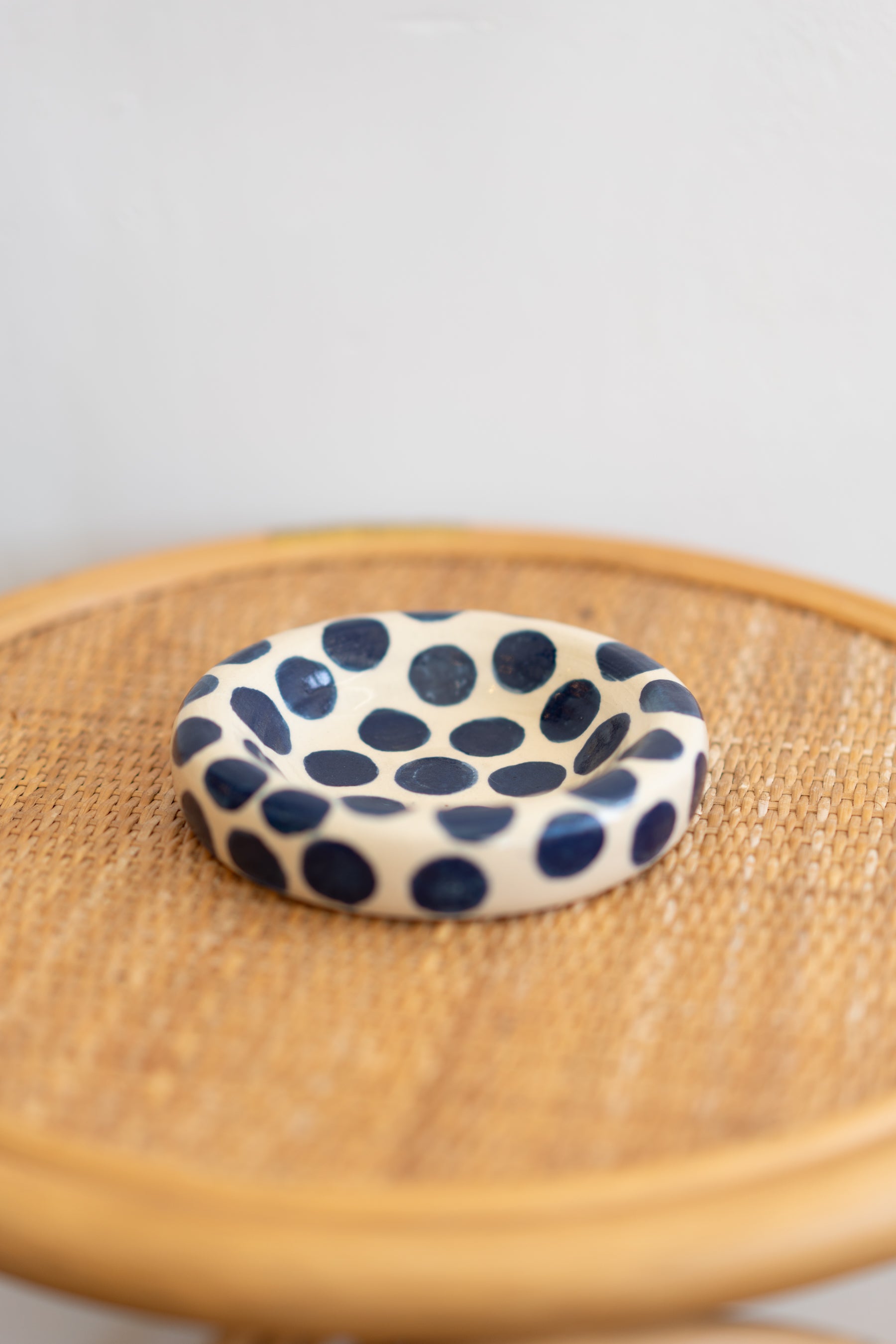 Polka Dot Puffy Catch All