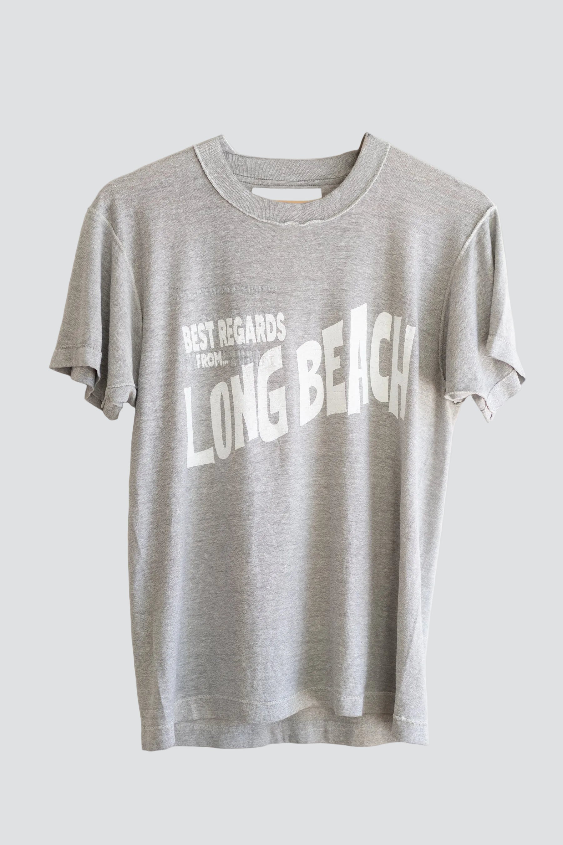 Heather Grey LB Postcard Tee