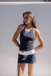 Navy Bridget Athletic Skirt