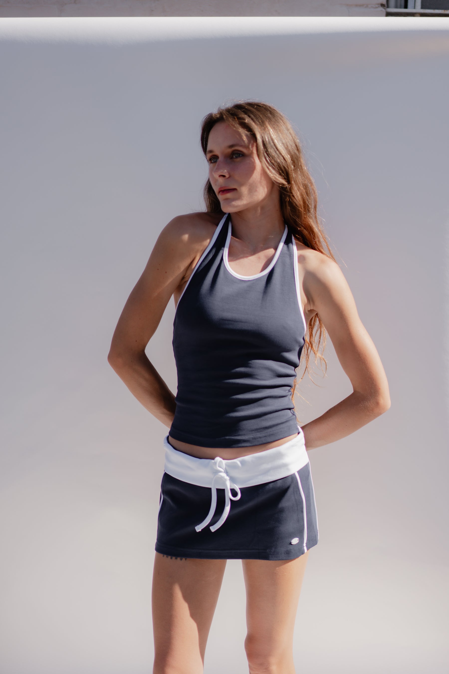 Navy Bridget Athletic Skirt