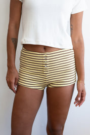 Yellow Stripe Nina Shorts