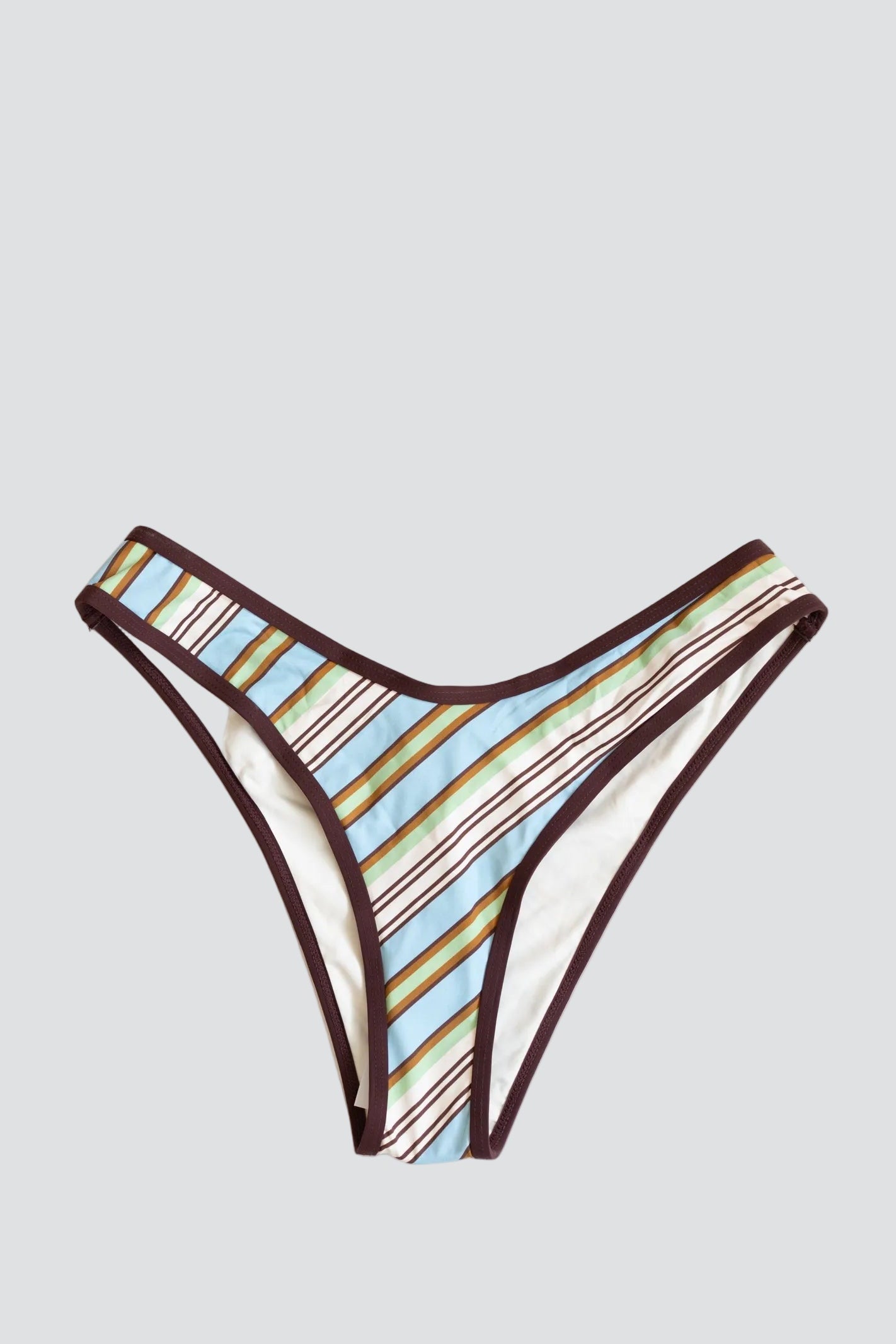 Frankie Stripe Hi Cut Bottom