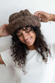 Chocolate Oh So Cozy Fisherman Hat