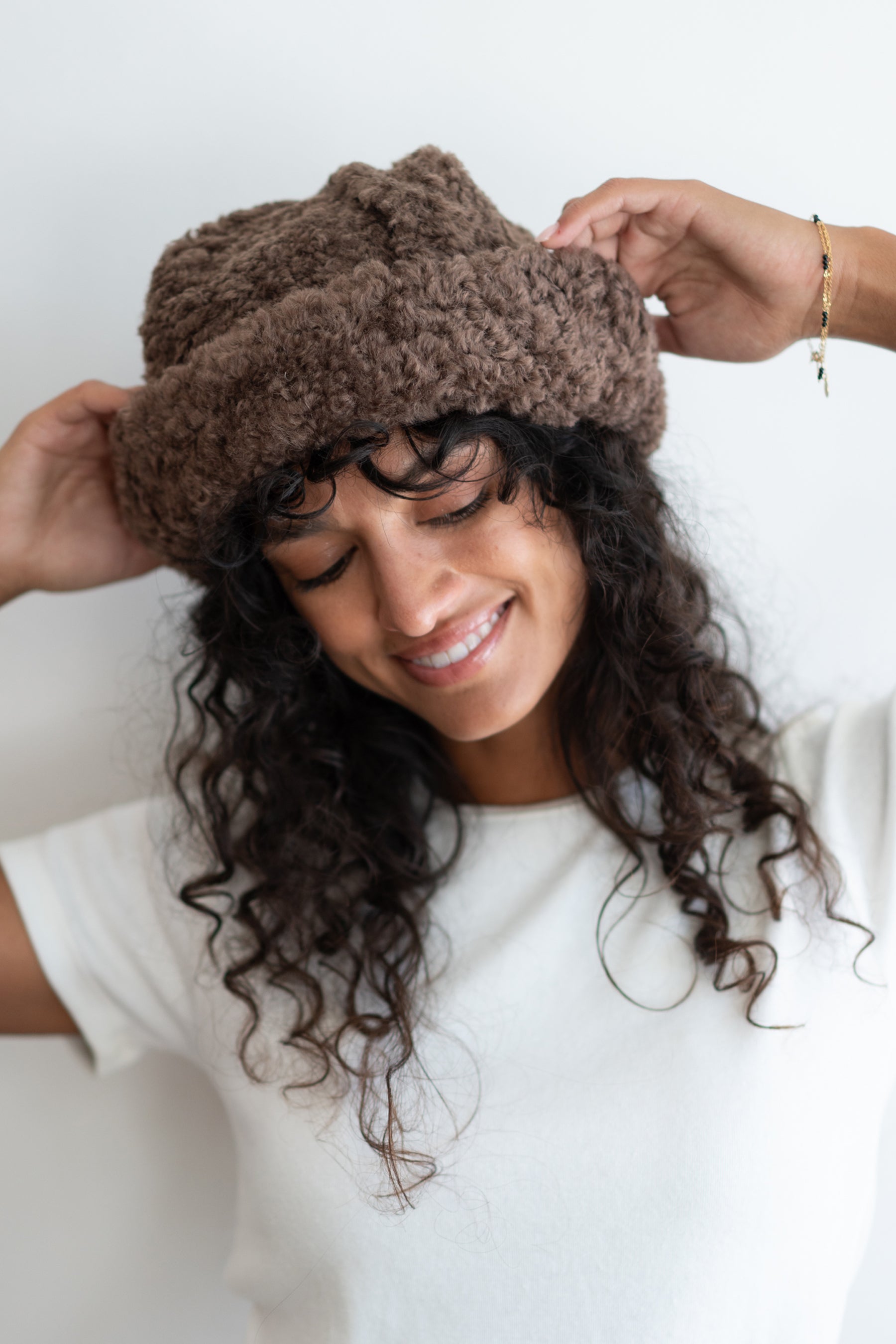 Chocolate Oh So Cozy Fisherman Hat