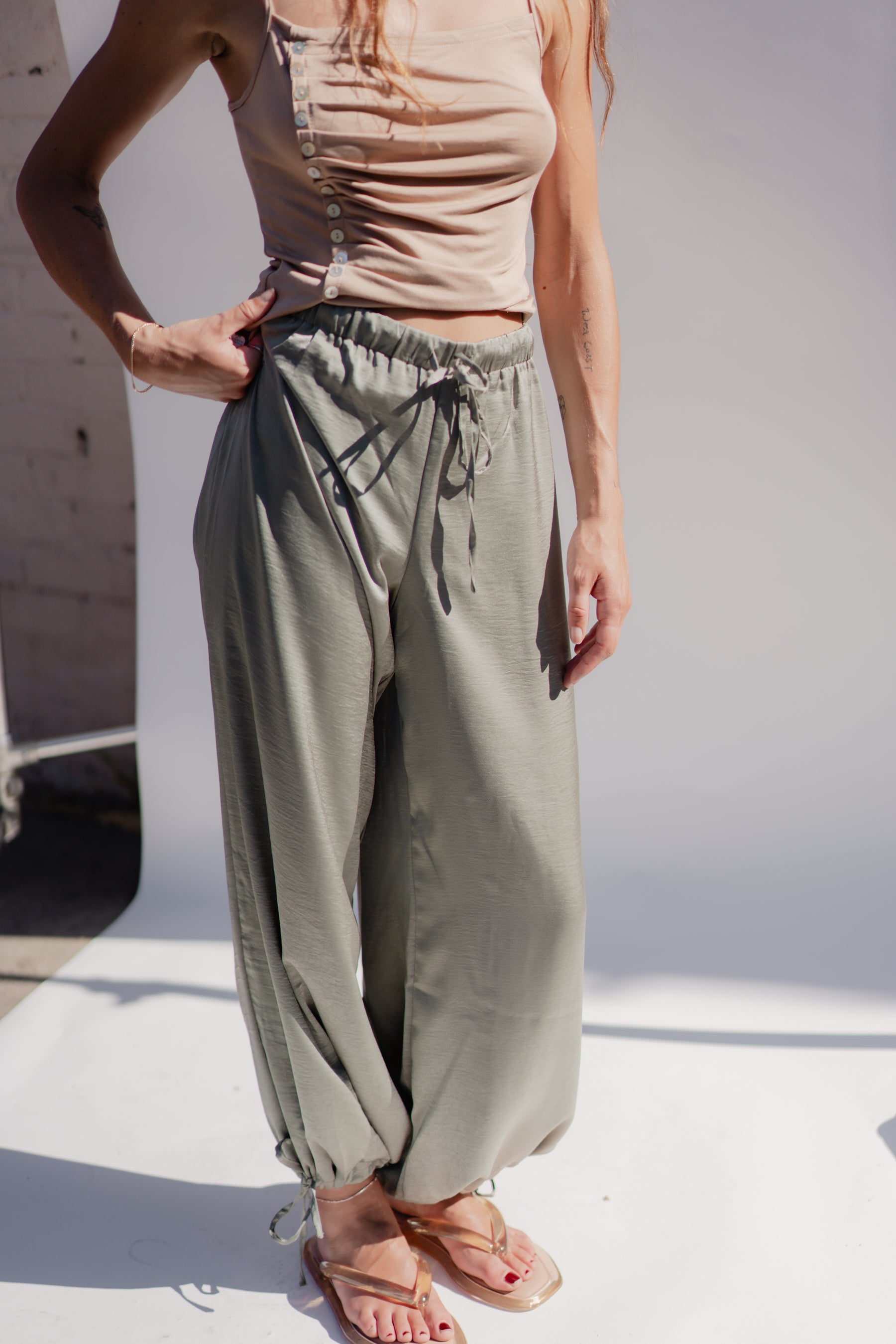 Khaki Brizid Pant
