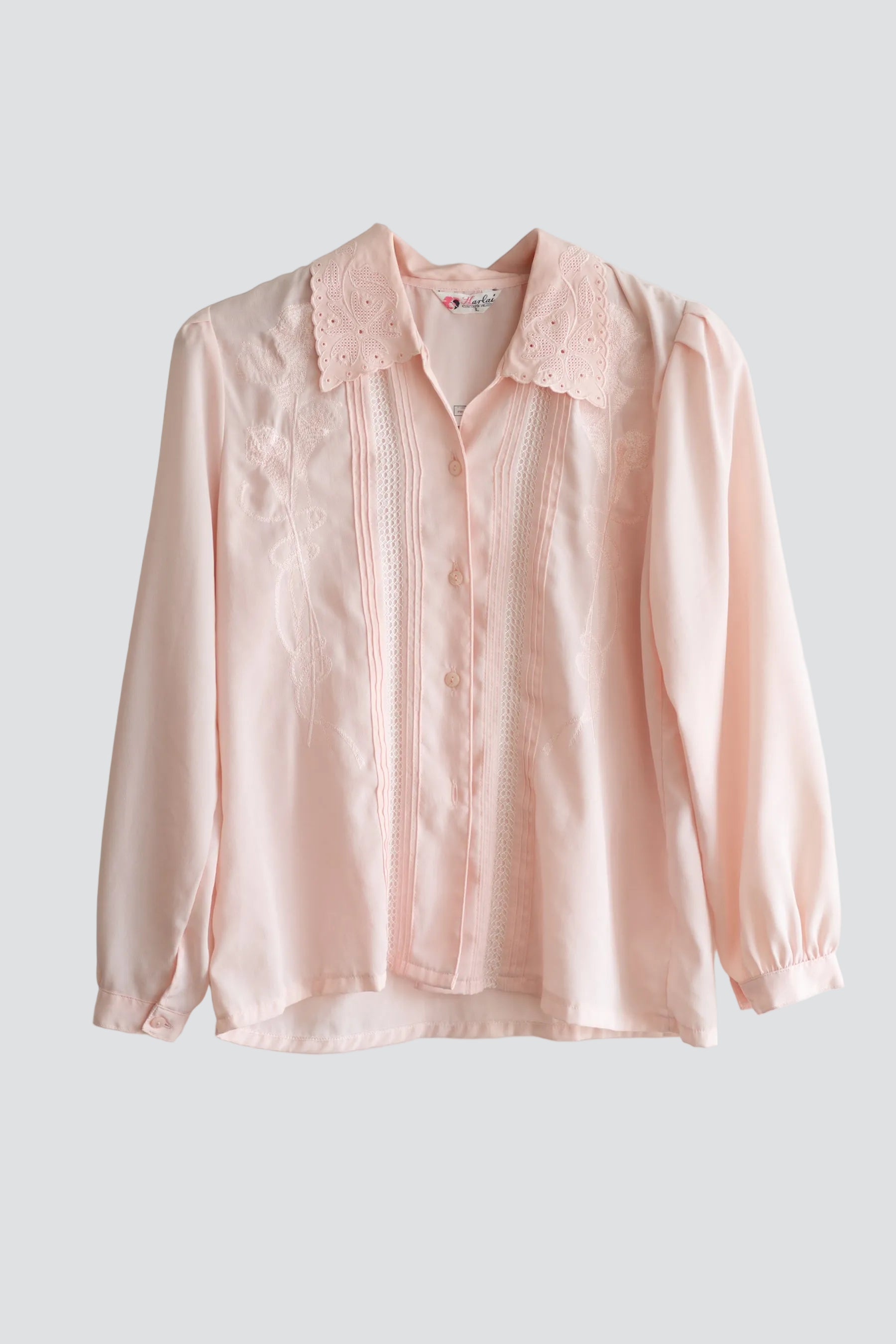Pink Harlai Embroidered Blouse