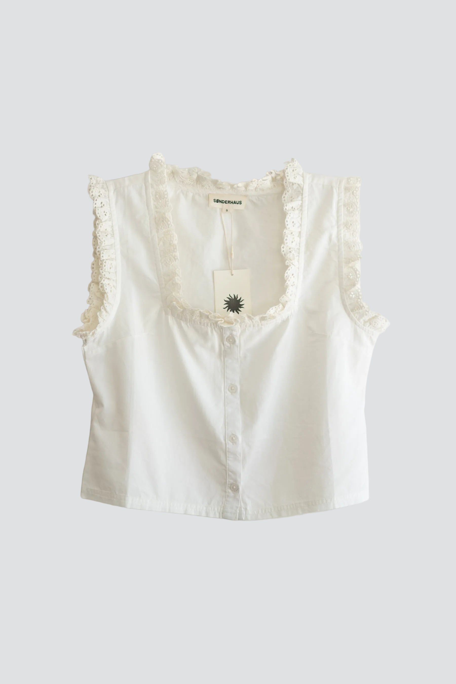 White Polina Tank