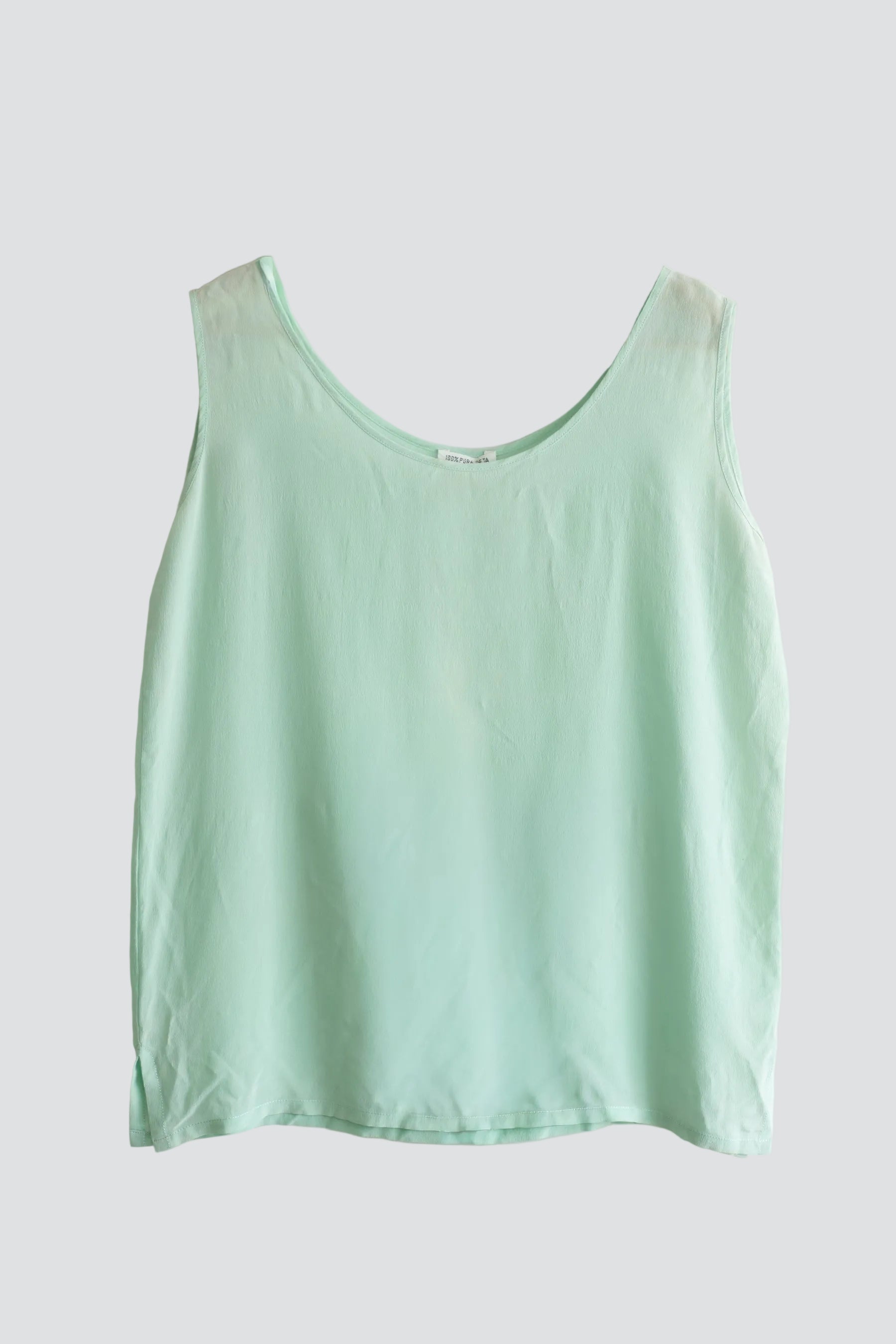 Seafoam Silk Tank