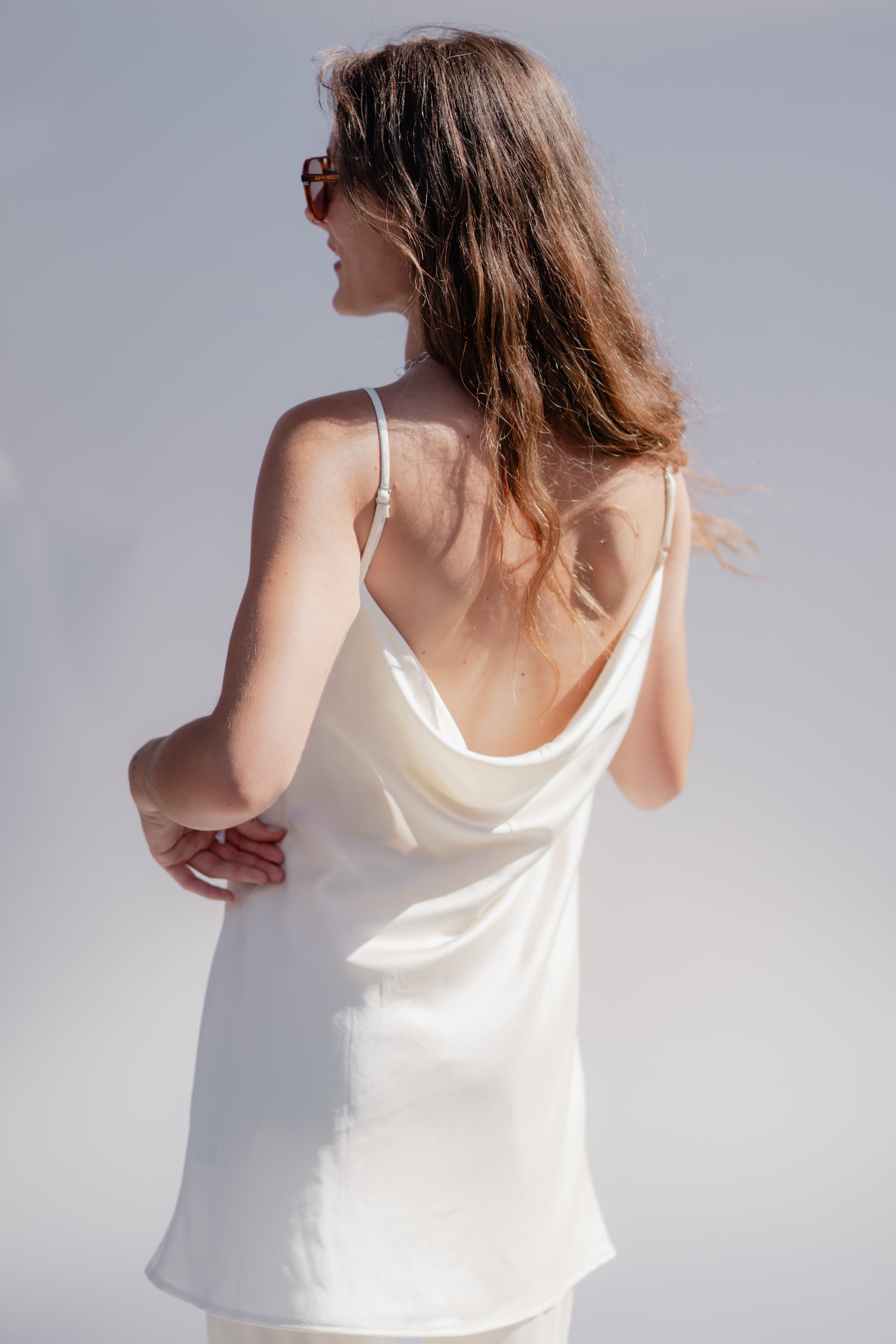 Cream Satin Eden Set