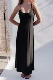 Black Charisma Midi Dress