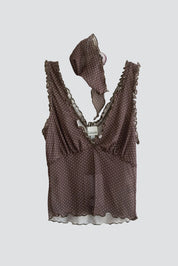 Brown Polka Dot Lilou Set
