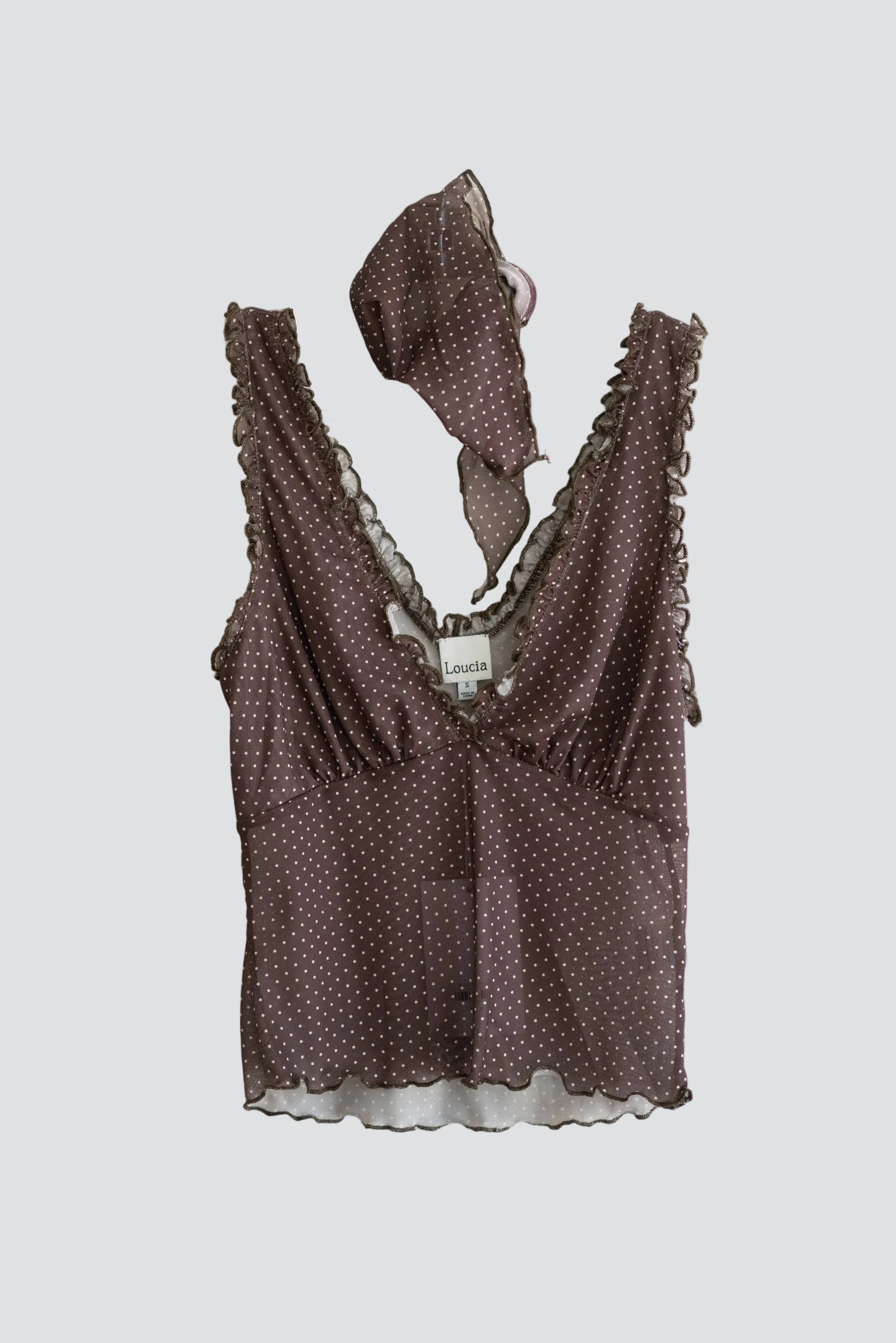 Brown Polka Dot Lilou Set