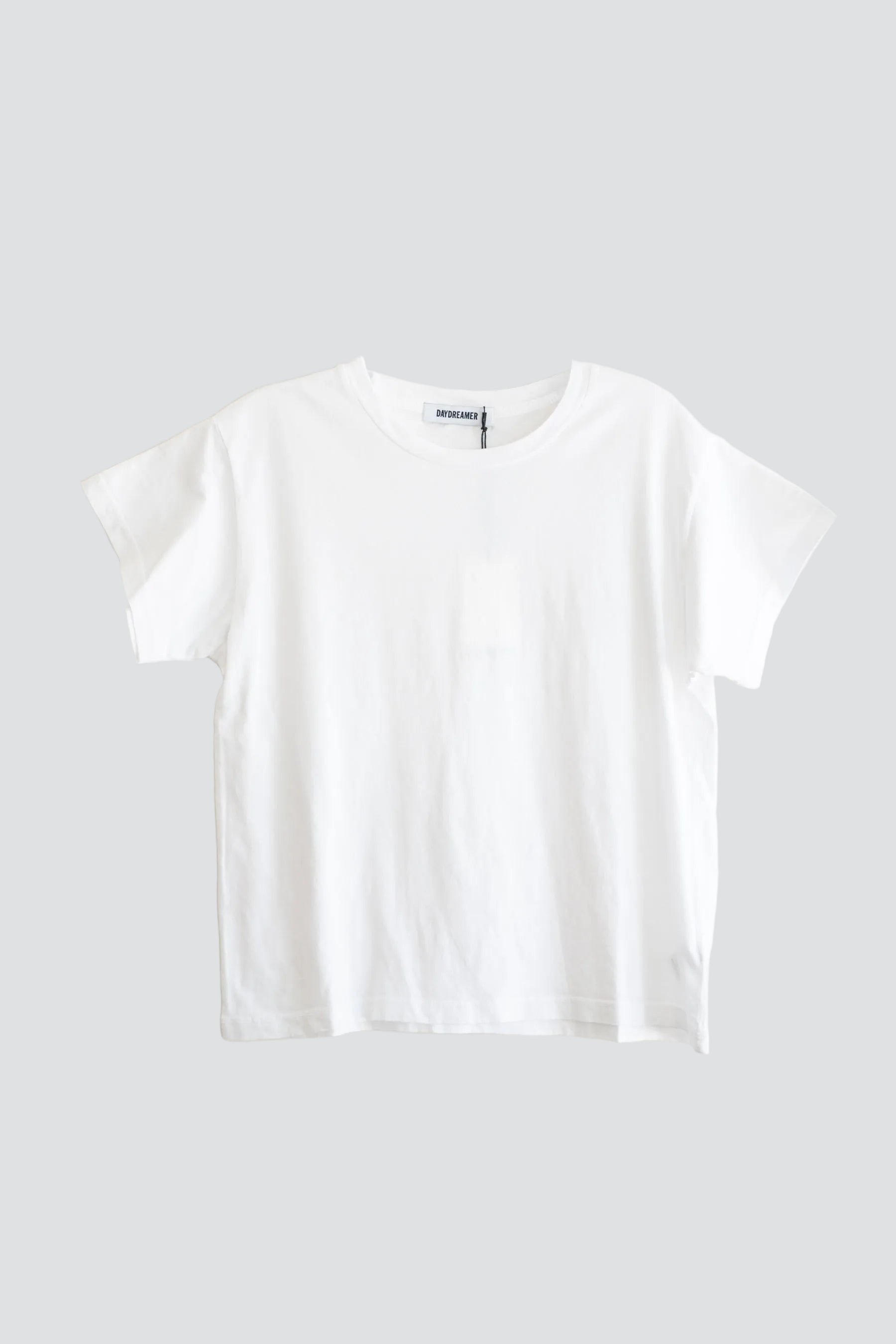 Bleach White Solid Solo Tee