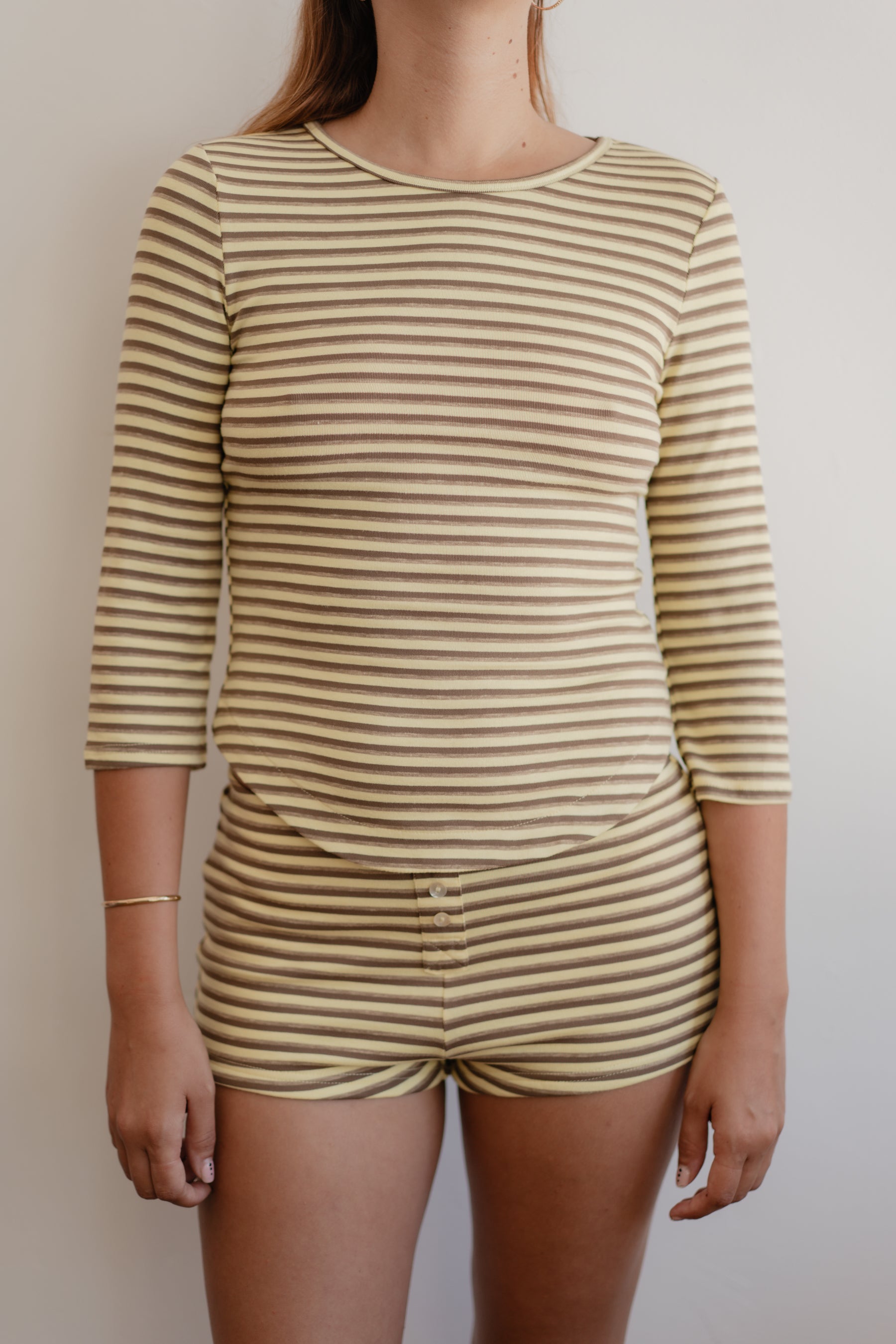 Yellow Stripe Nina Set