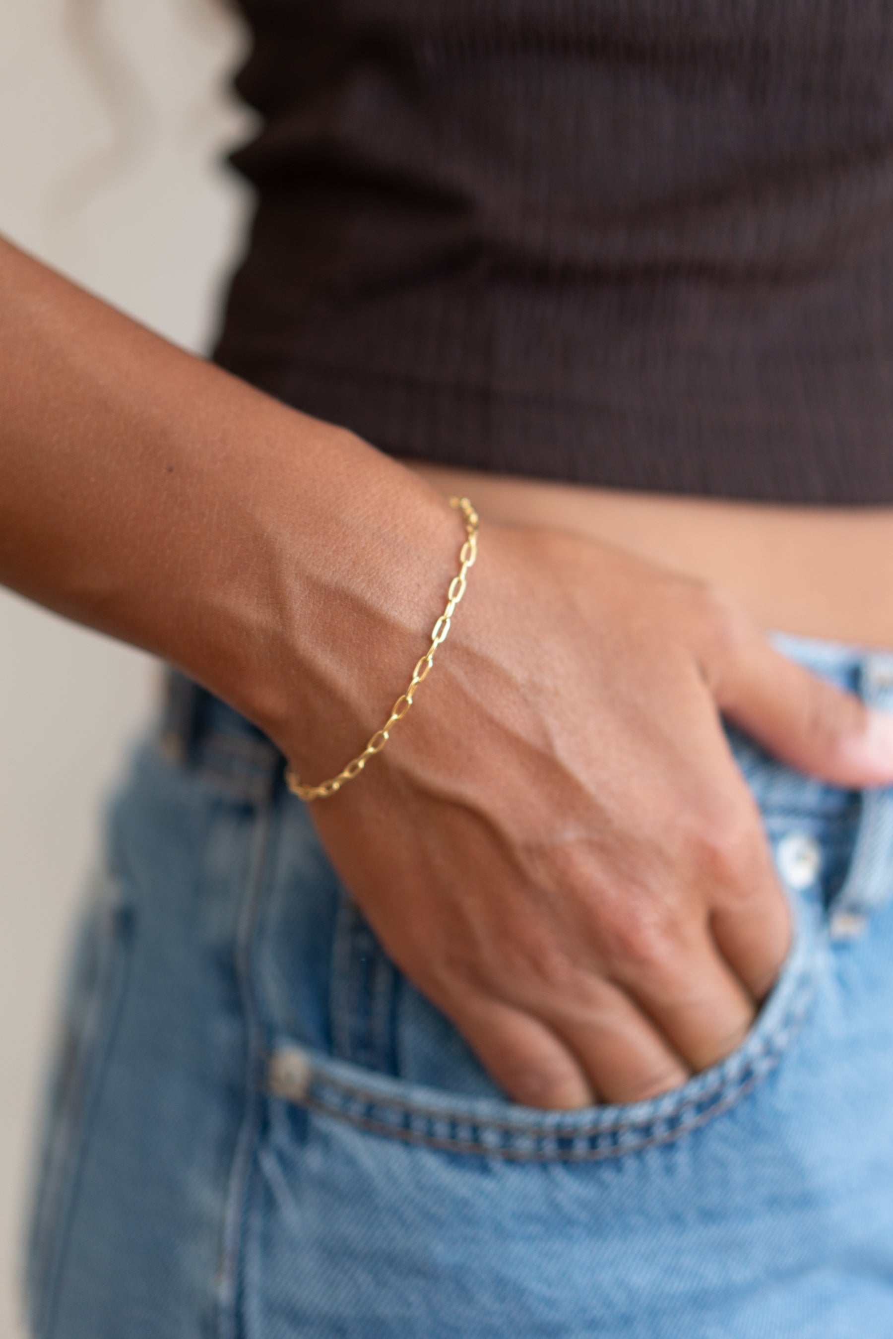 Gold Cablelink Bracelet