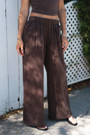 Coffee Bean Twill Disco Pant