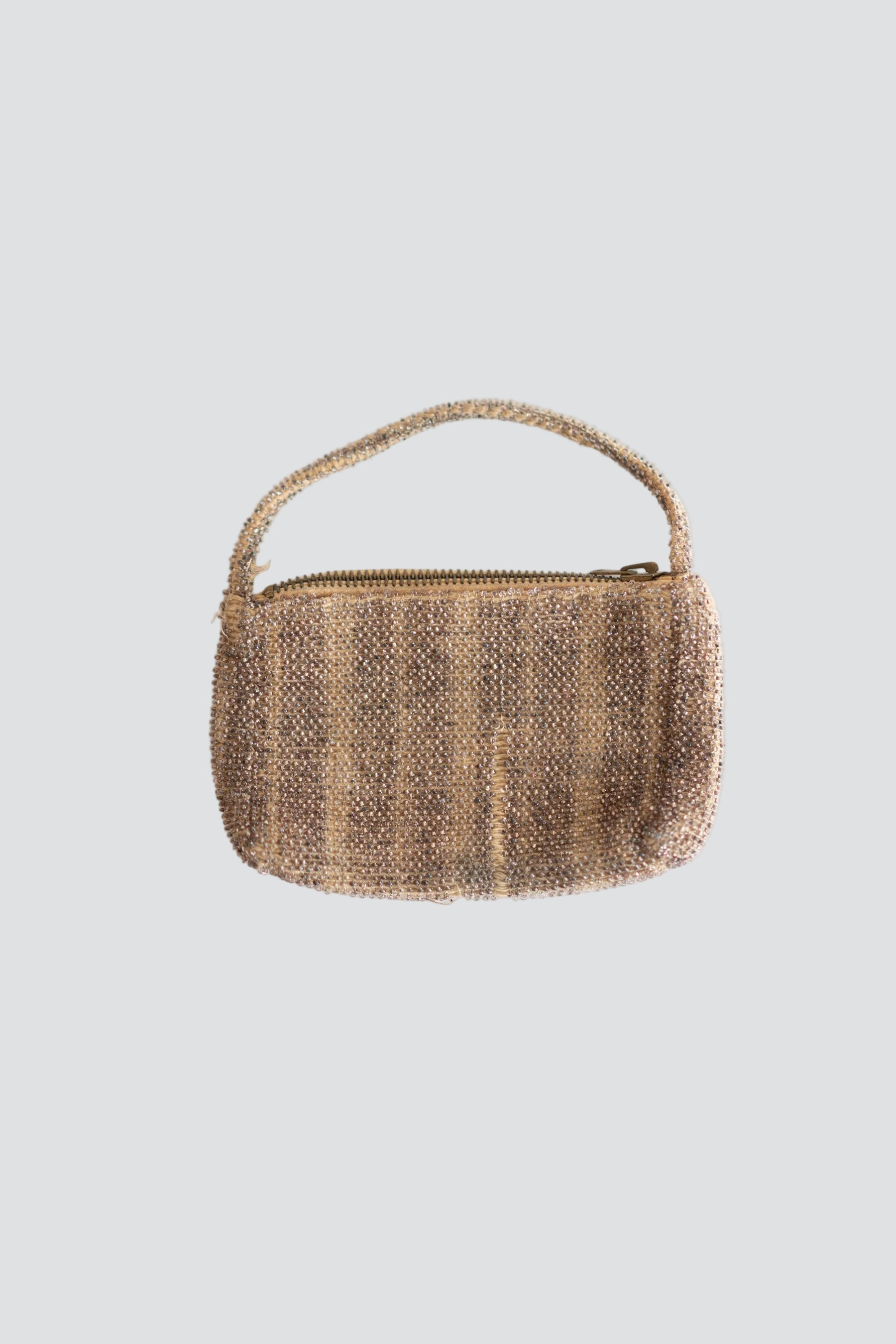 Gold Beaded Tiny Purse
