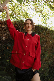 Red Marley Barn Jacket